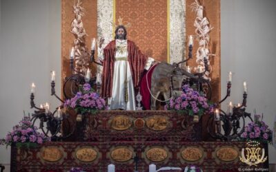Altar de Cultos para el triduo de Cristo Rey