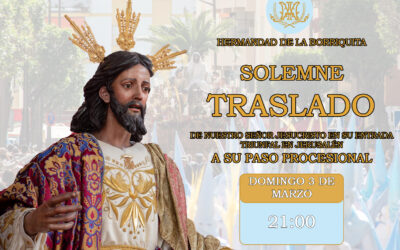 TRASLADO DEL SEÑOR A SU PASO