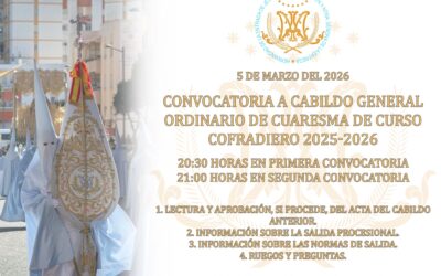 CABILDO GENERAL ORDINARIO DE CUARESMA